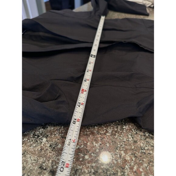 Eileen Fisher Ramie Silk Unique Dress Jacket Fitted Black‎ Dble Action Zip S EUC - Picture 10 of 11